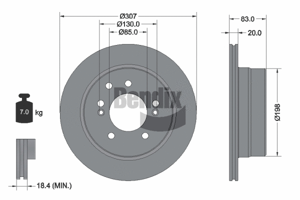 Brake Disc (BDS2299)