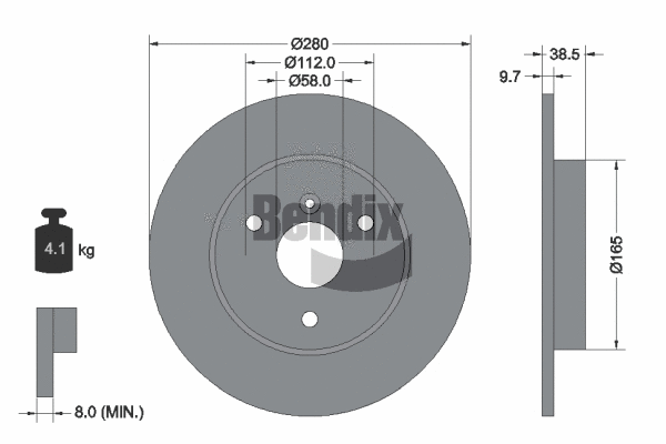 Brake Disc (BDS1198)