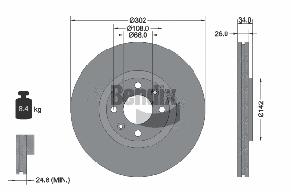 Brake Disc (BDS1097)