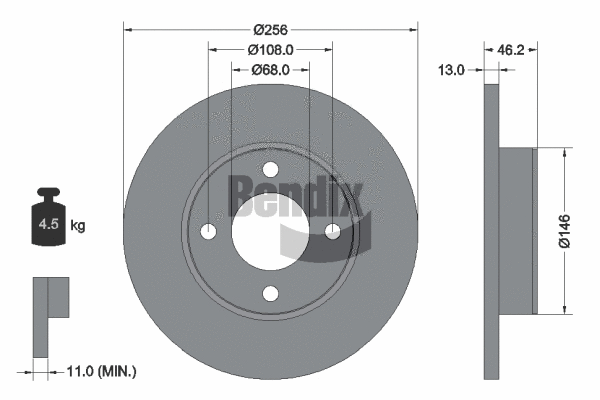 Brake Disc (BDS1866)