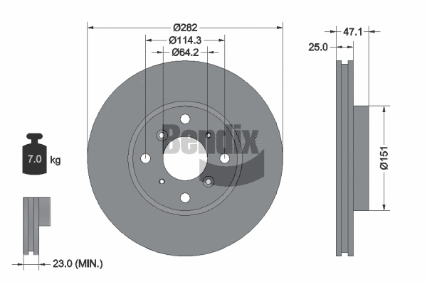 Brake Disc (BDS2028)