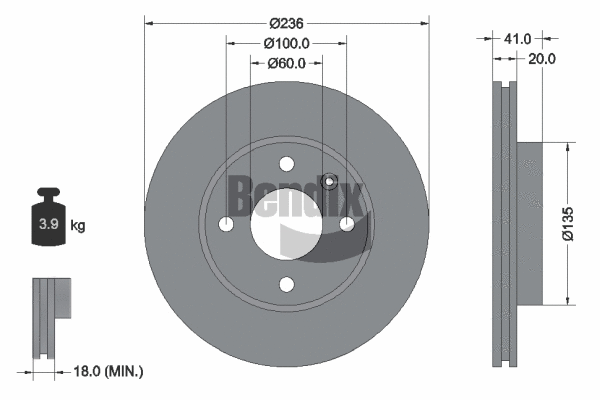 Brake Disc (BDS1931)