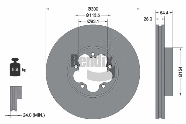 Brake Disc (BDS1984)