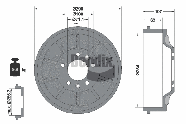 Brake Drum (BDM1090)
