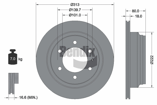 Brake Disc (BDS1933)