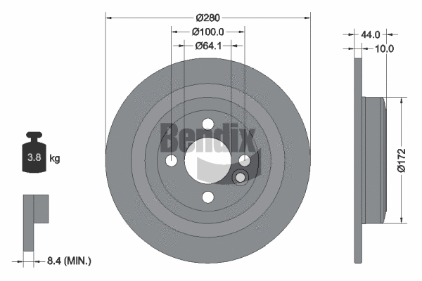 Brake Disc (BDS1953)