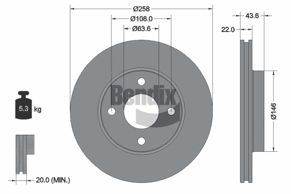 Brake Disc (BDS1037)