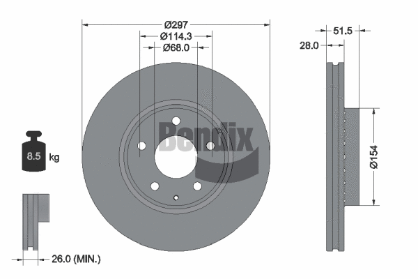 Brake Disc (BDS1579)