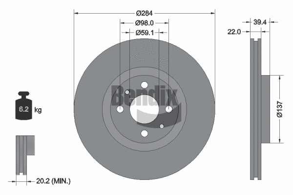 Brake Disc (BDS1324)