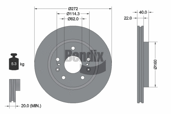 Brake Disc (BDS2280)