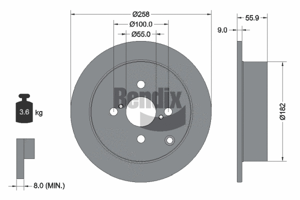 Brake Disc (BDS1650)