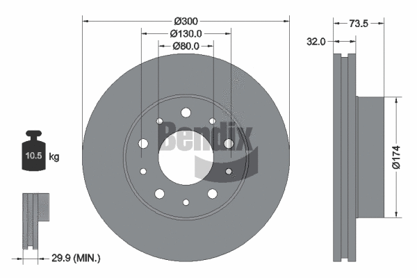 Brake Disc (BDS1149)