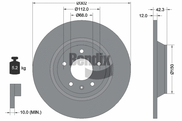 Brake Disc (BDS1973)