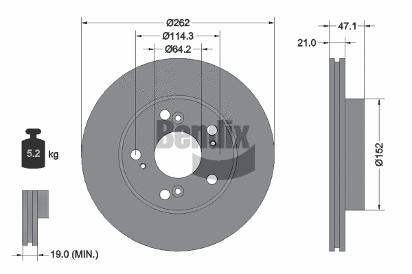 Brake Disc (BDS1814)