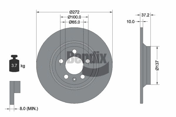 Brake Disc (BDS1613)