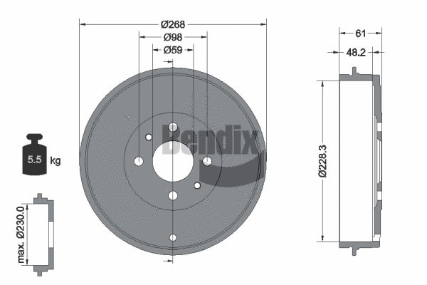 Brake Drum (BDM1024)