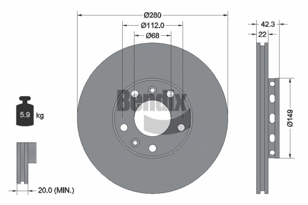 Brake Disc (BDS1930)