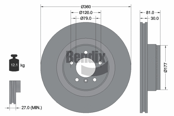Brake Disc (BDS1842)