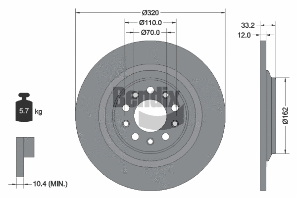Brake Disc (BDS2245)