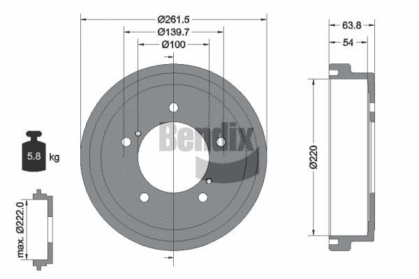 Brake Drum (BDM1110)