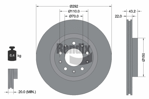 Brake Disc (BDS2037)