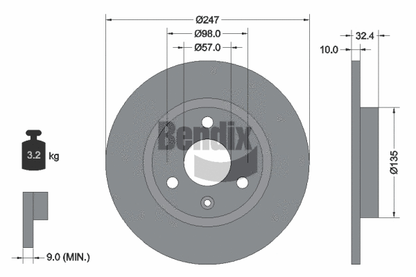 Brake Disc (BDS2215)