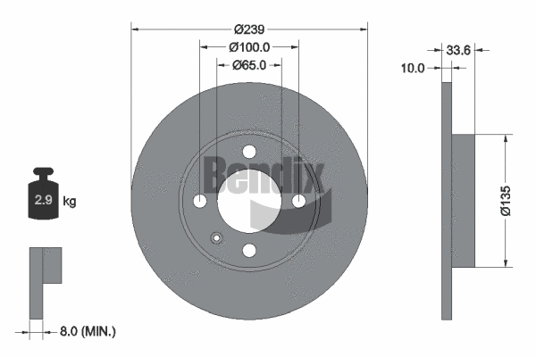 Brake Disc (BDS1433)
