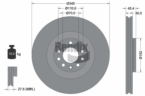 Brake Disc (BDS2128)