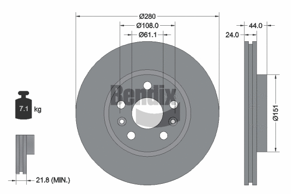 Brake Disc (BDS2065)
