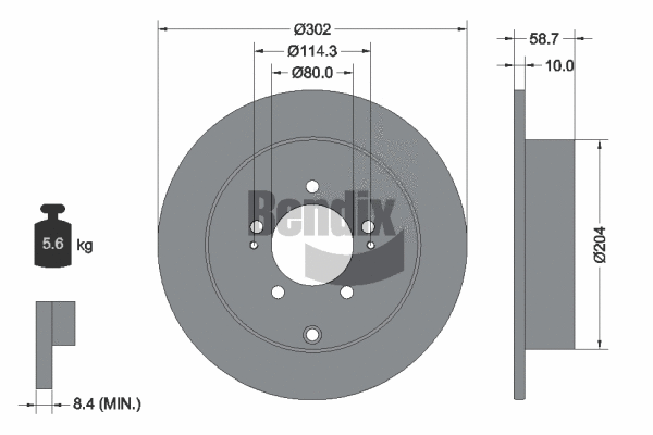 Brake Disc (BDS1457)