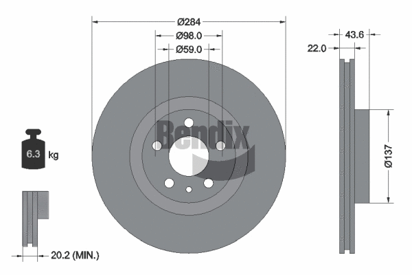 Brake Disc (BDS1096)