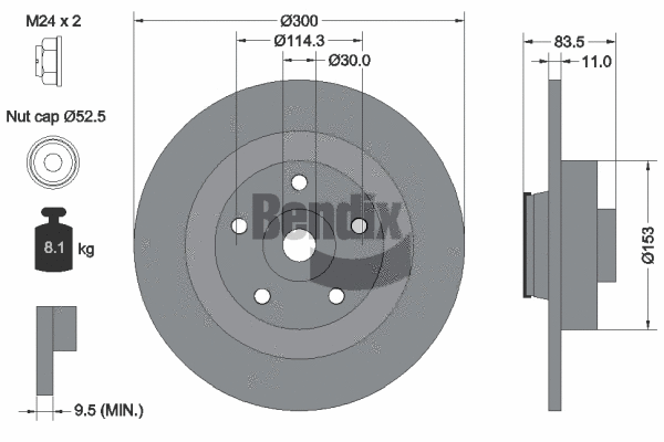 Brake Disc (BDS1285)