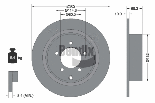 Brake Disc (BDS1471)