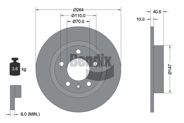 Brake Disc (BDS1847)