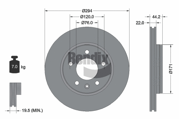 Brake Disc (BDS1081)