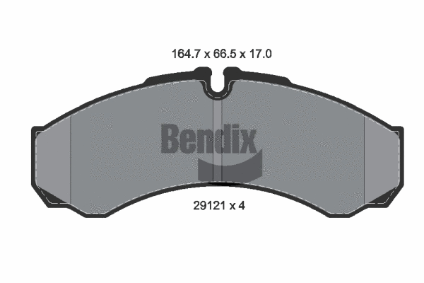 Brake Pad Set, disc brake (BPD1151)