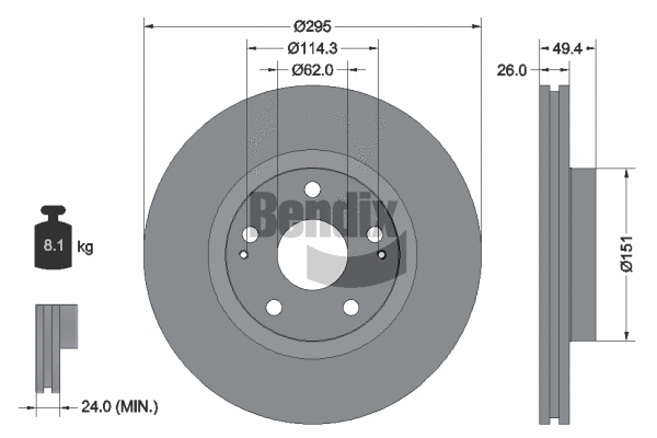Brake Disc (BDS1218)