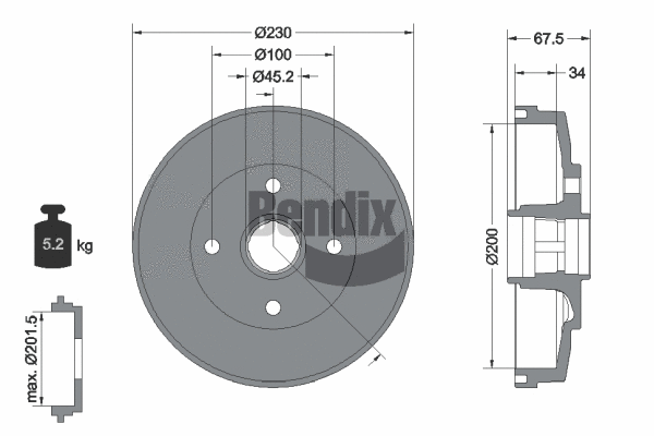 Brake Drum (BDM1105)