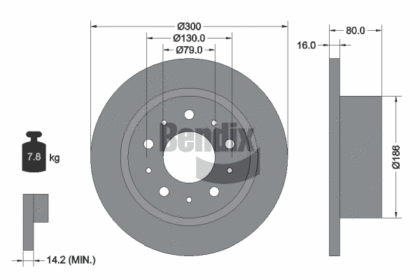 Brake Disc (BDS1477)