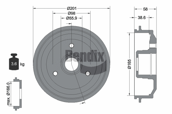 Brake Drum (BDM1025)