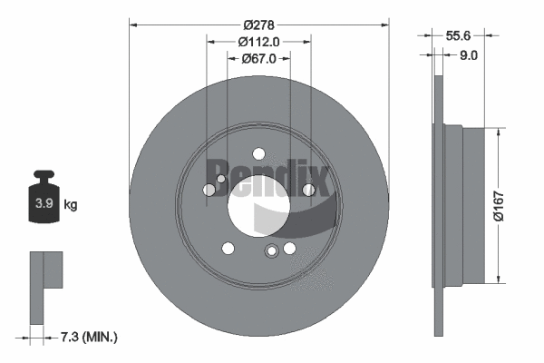 Brake Disc (BDS1124)