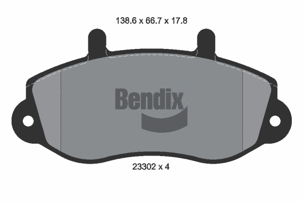 Brake Pad Set, disc brake (BPD1360)