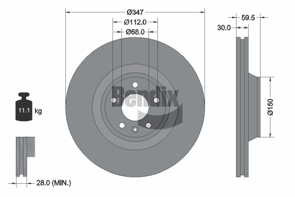 Brake Disc (BDS1351HC)