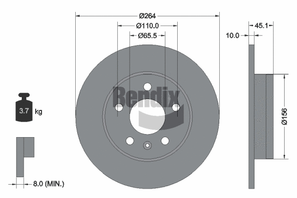 Brake Disc (BDS1427)