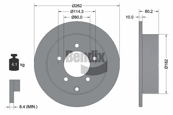 Brake Disc (BDS1660)