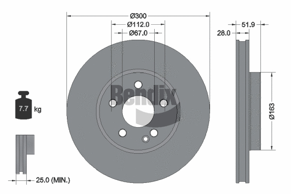Brake Disc (BDS1556)
