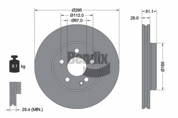 Brake Disc (BDS1348)