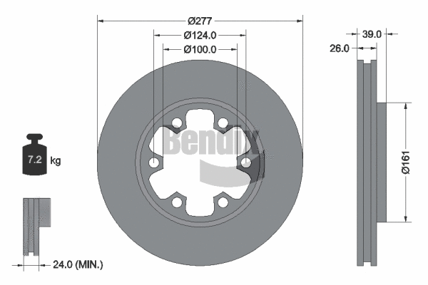 Brake Disc (BDS1369)