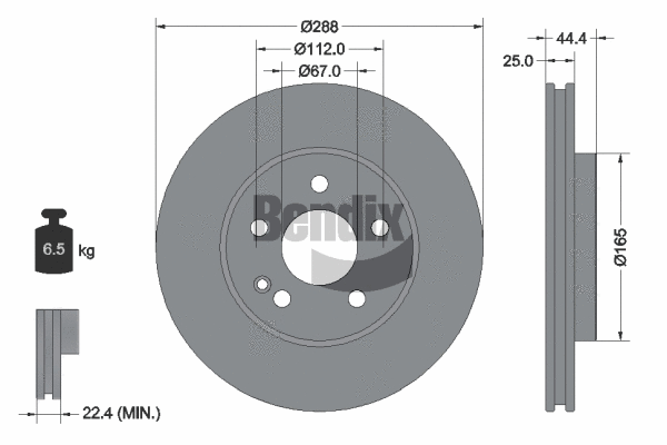 Brake Disc (BDS1101HC)