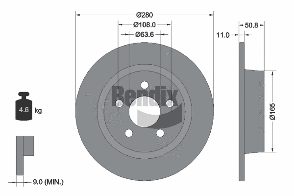 Brake Disc (BDS2258)